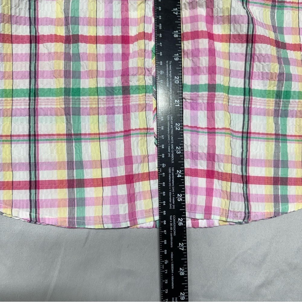Allison Daley Multicolor Plaid Blouse - Picture 9 of 10
